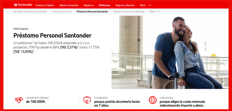 préstamo santander