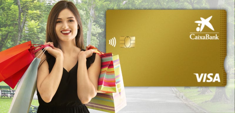 Tarjeta Visa Oro CaixaBank